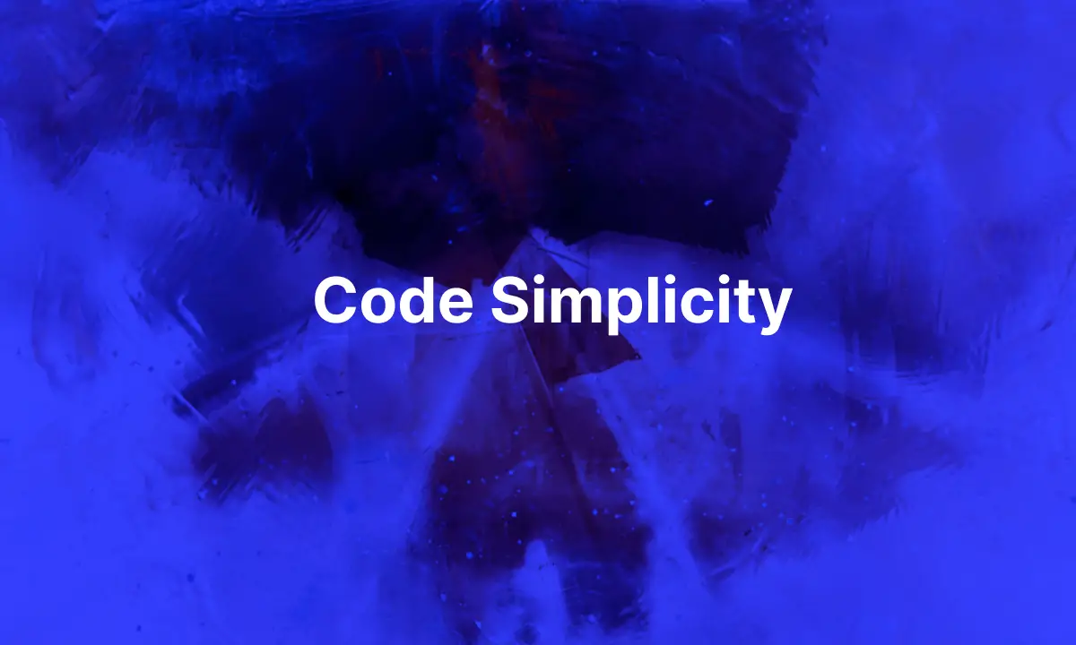 Simplicity in Coding Software (Code Simplicity)