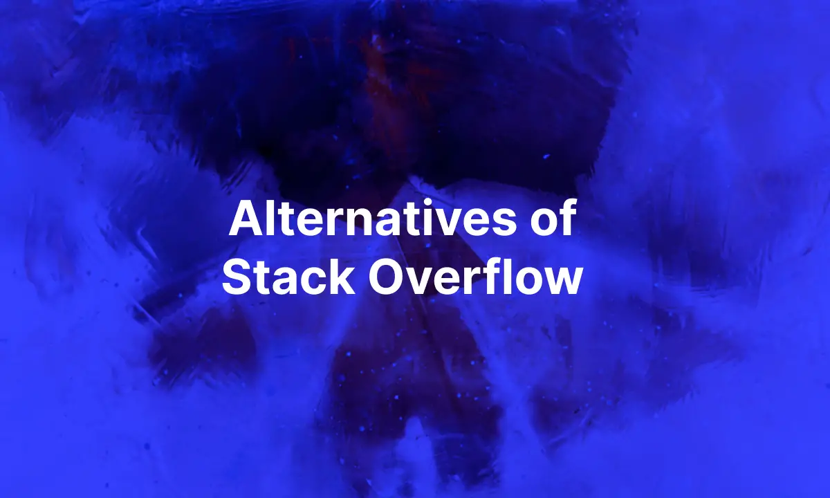 Top 11 Alternatives of Stack Overflow