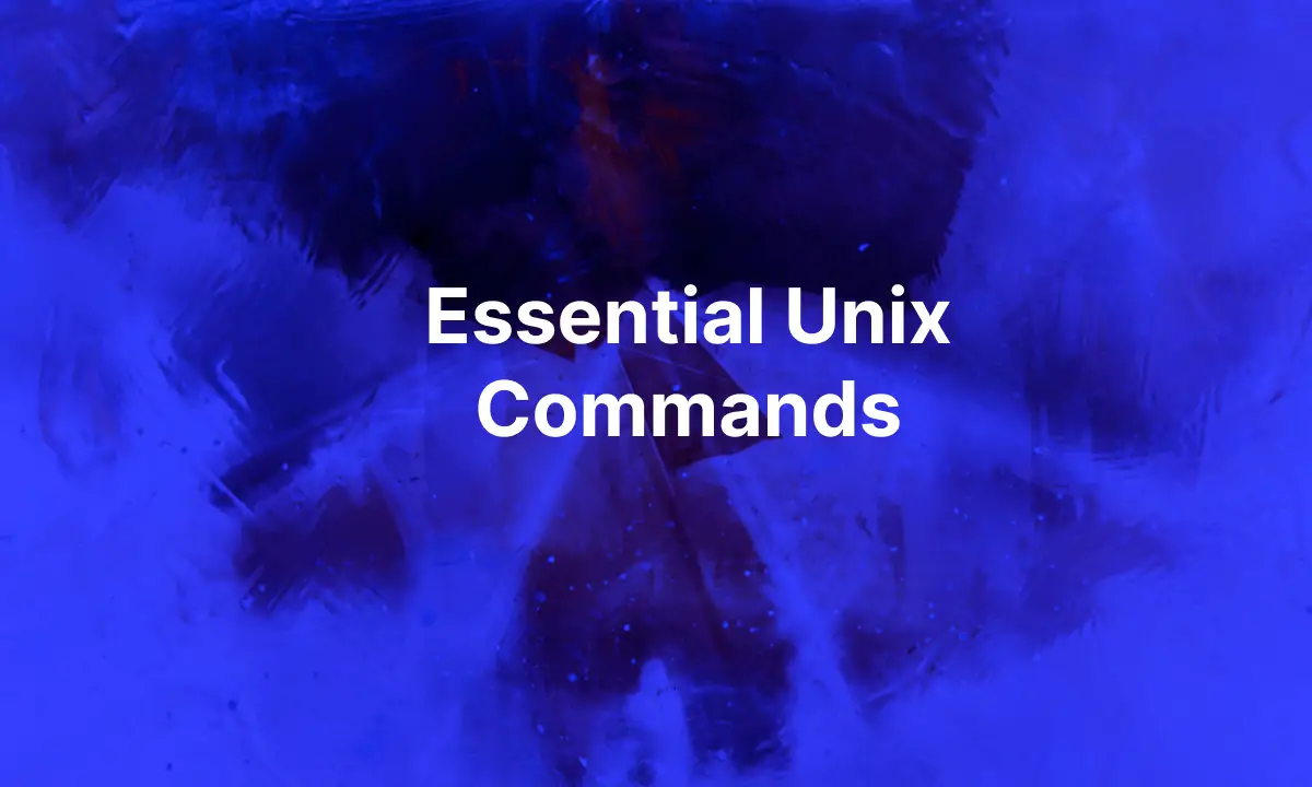 Essential Unix Commands for Beginners
